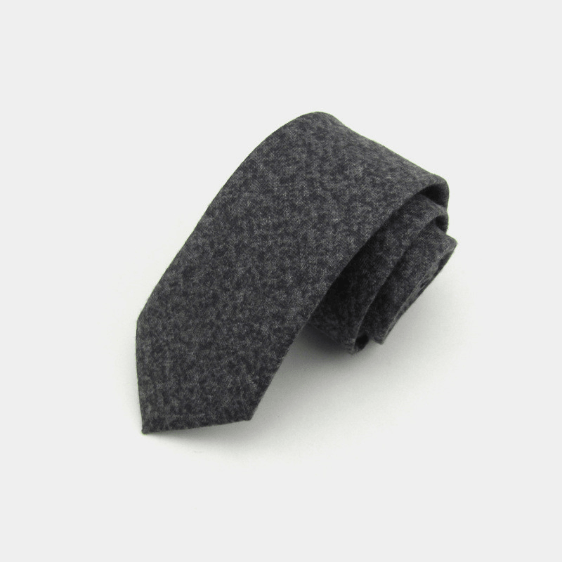 slim striped flannel tie, view 16 - MRSLM