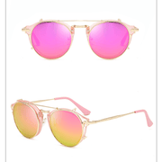 vintage flat lens metal sunglasses, view 4 - MRSLM
