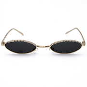 crystal cat eye sunglasses, view 3 - MRSLM