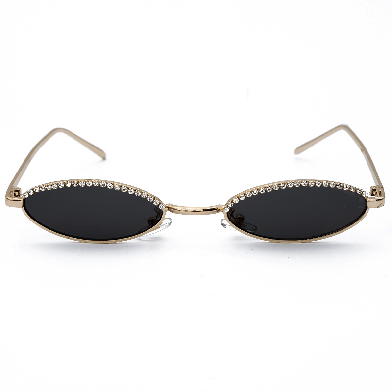 crystal cat eye sunglasses, view 3 - MRSLM