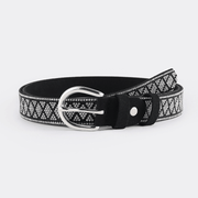 women's PU leather rhinestone belt - MRSLM