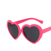 Girls' cute colorful heart sunglasses, view 2 - MRSLM