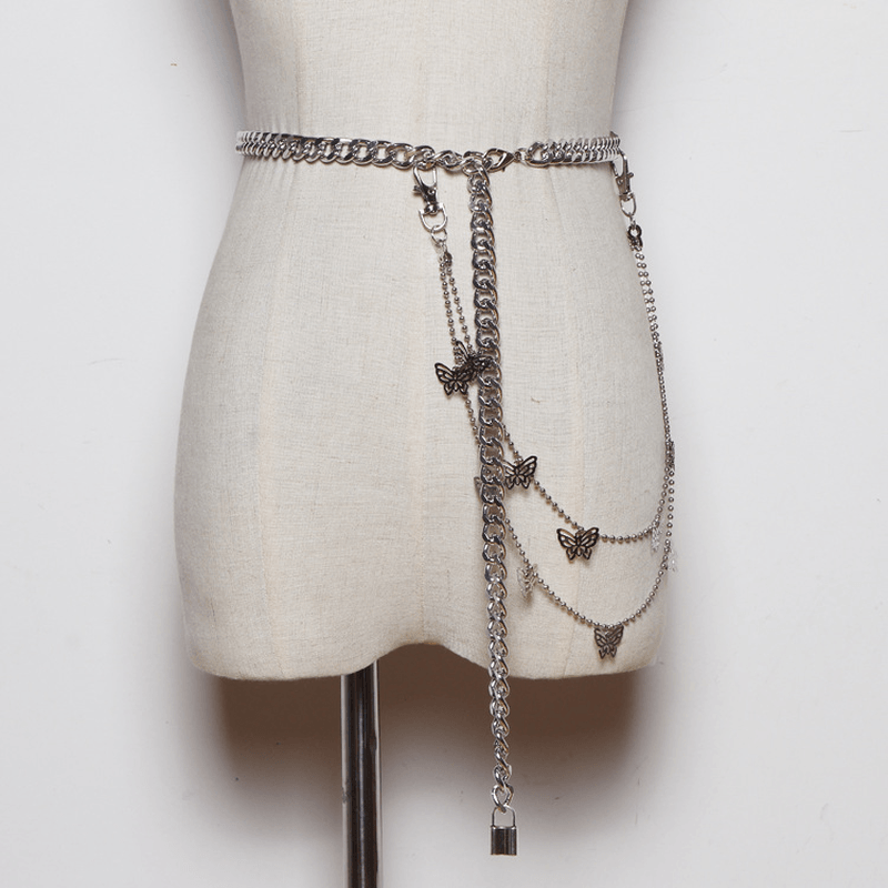 butterfly punk waist chain - MRSLM