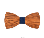 men's wood bow tie, view 5 - MRSLM