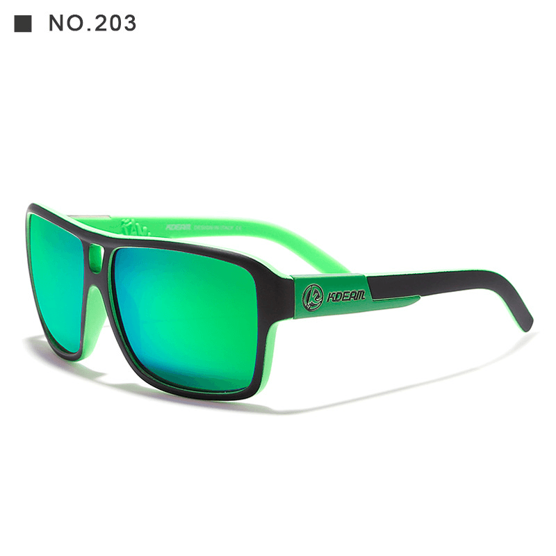 Square polarized cycling sunglasses, view 3 - MRSLM