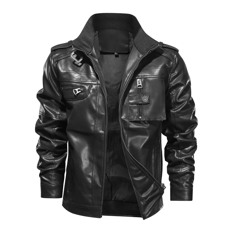 men's stand collar jacket, view 5 - MRSLM