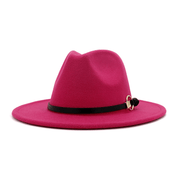 Wool felt jazz hat with belt, view 5 - MRSLM
