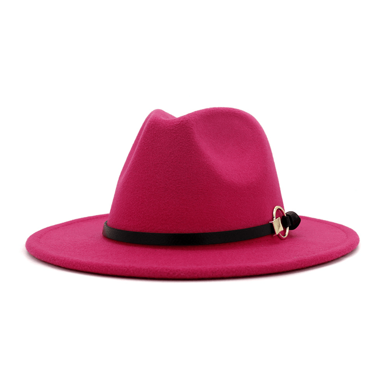 Wool felt jazz hat with belt, view 5 - MRSLM