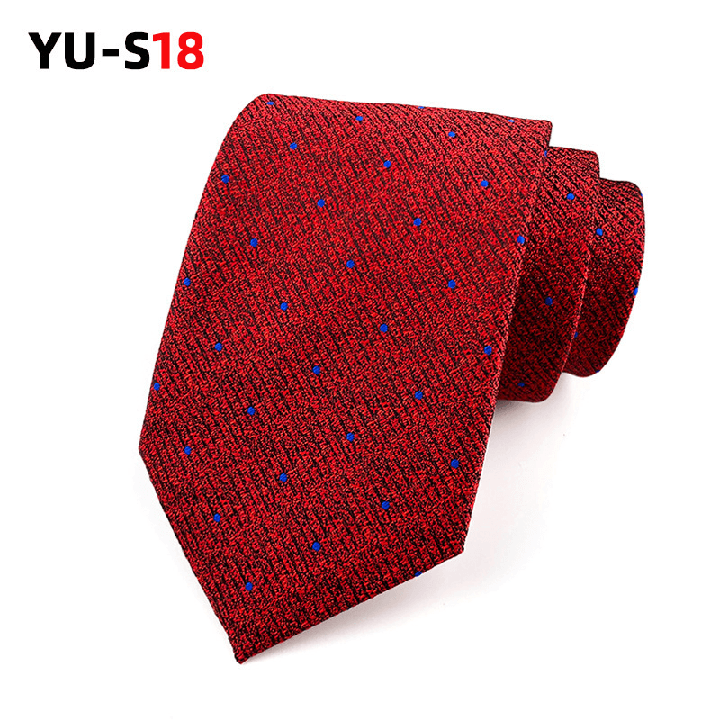 Men's retro jacquard tie, view 19 - MRSLM
