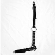 Gothic adjustable punk belt and leg ring, view 2 - MRSLM