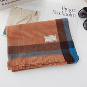 thick imitation cashmere scarf shawl, view 6 - MRSLM