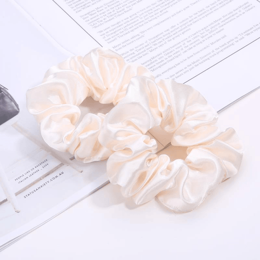Satin cloth hair tie, view 4 - MRSLM