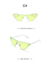 women's rimless one-piece sunglasses, view 7 - MRSLM