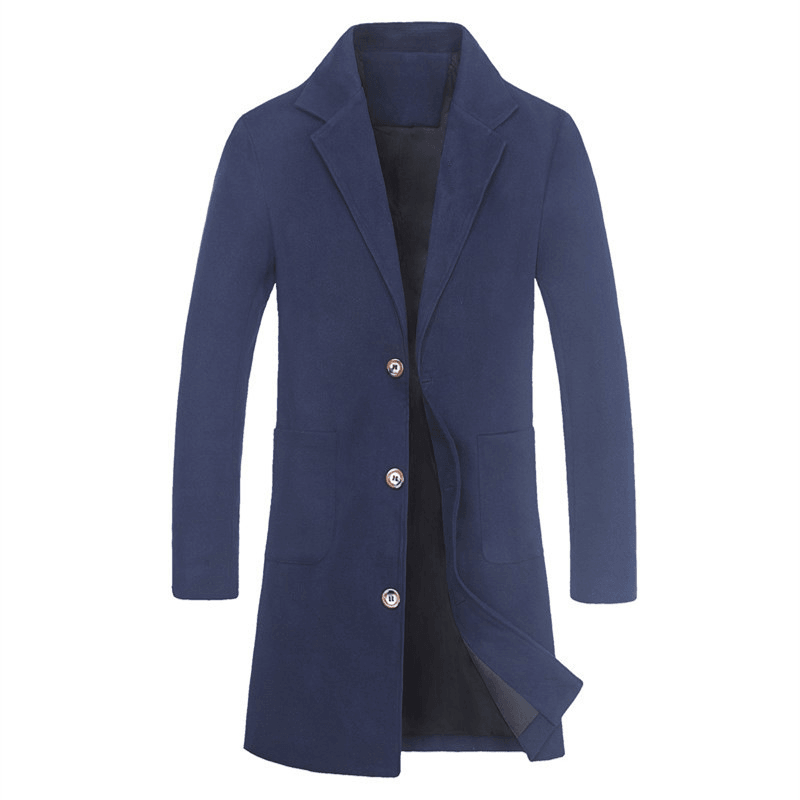 mid-length single-breasted jacket, view 3 - MRSLM