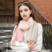 Gradient color matching long shawl, view 16 - MRSLM