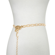 Women's metal leaf waist chain - MRSLM