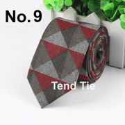 men's ultra-narrow wool tie, view 10 - MRSLM