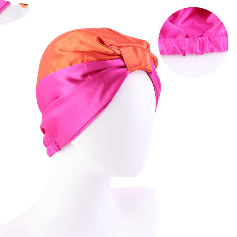 contrast knotted bandana hat, view 10 - MRSLM