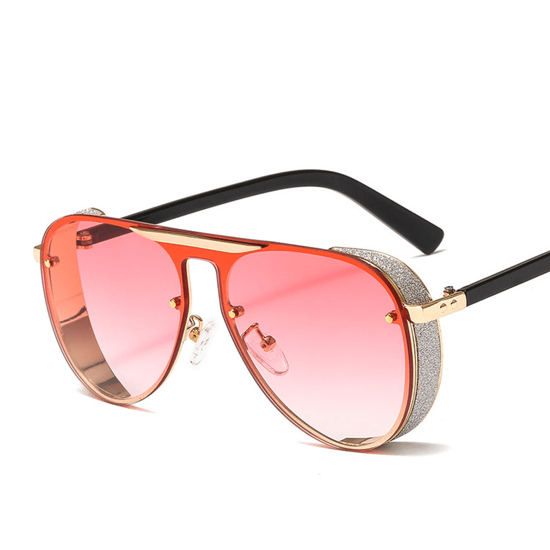 one-piece color sunglasses, view 4 - MRSLM