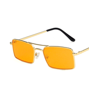 Double beam square metal sunglasses, view 5 - MRSLM