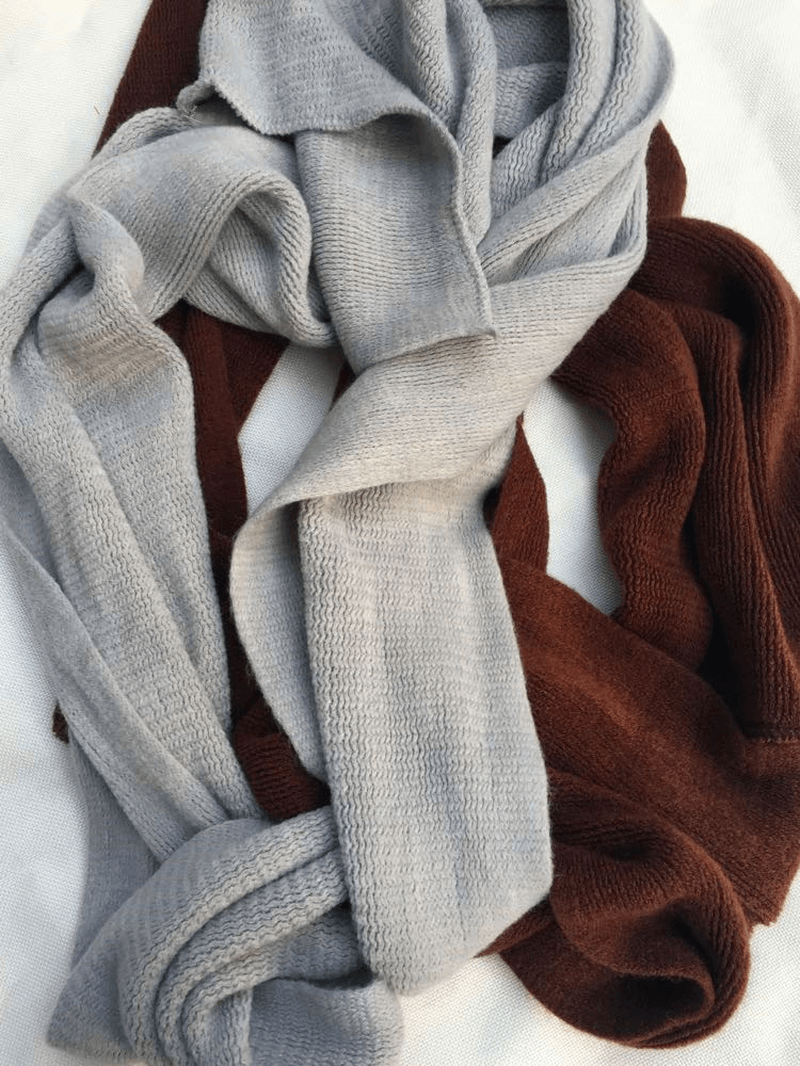 long solid color scarf, view 16 - MRSLM