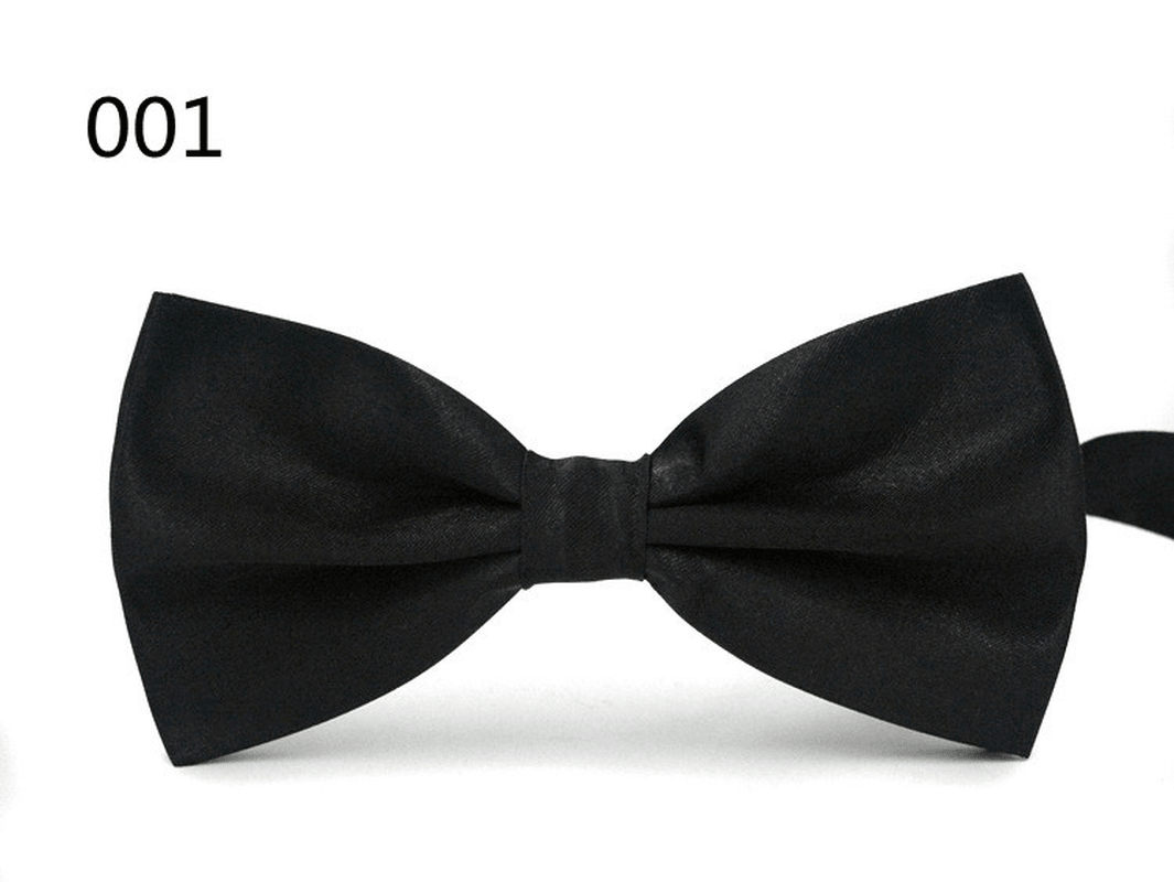 Bright Casual Men'S Solid Color Bow Tie - MRSLM