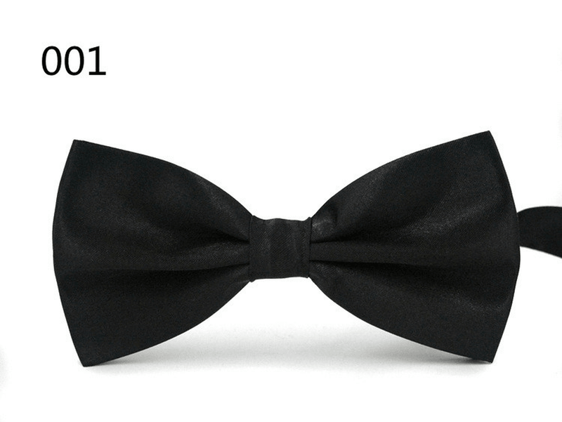 solid color bow tie, view 4 - MRSLM