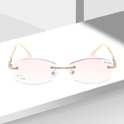 Women's rimless reading glasses, view 2 - MRSLM