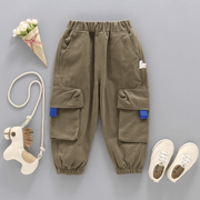 boys' cotton overalls, view 2 - MRSLM