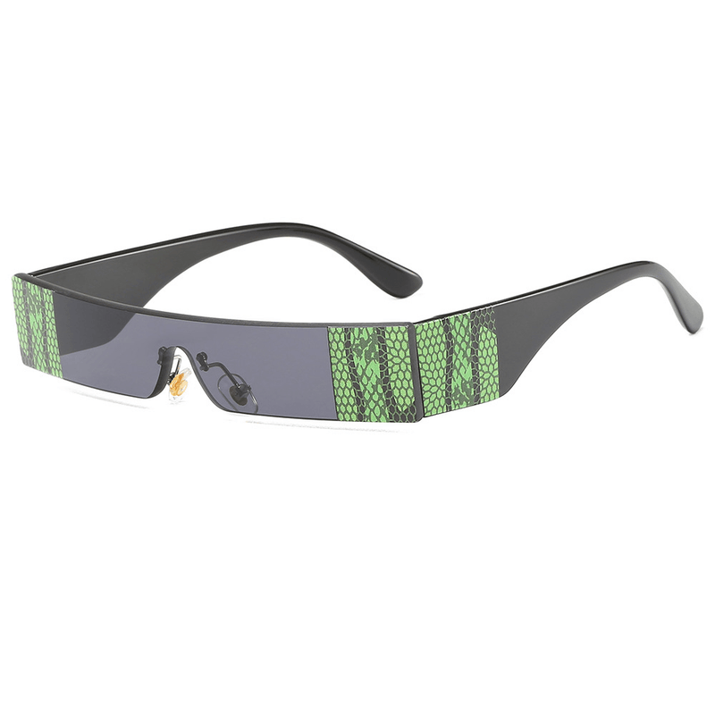 snake pattern small frame sunglasses - MRSLM