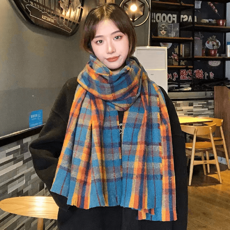 Women's warm imitation wool scarf, view 23 - MRSLM