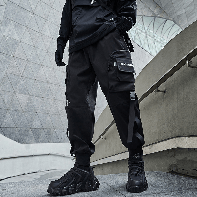 Japanese Men's New Functional Overalls Loose-Fitting