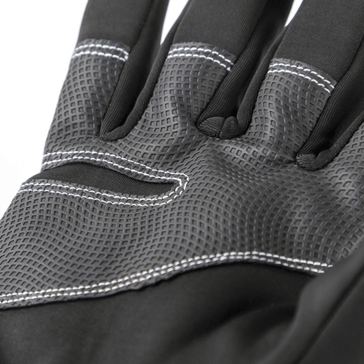 Unisex Winter Ski Full Finger Zipper Gloves - MRSLM