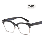 vintage full-frame flat glasses, view 5 - MRSLM