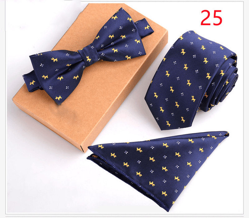 checked business bow tie, view 24 - MRSLM