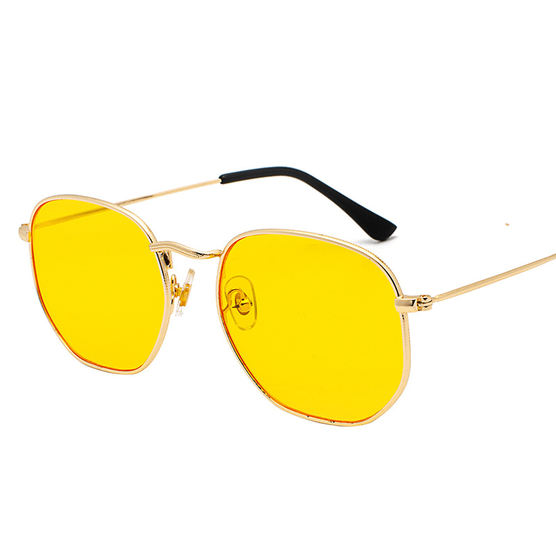 Irregular metal frame sunglasses, view 12 - MRSLM