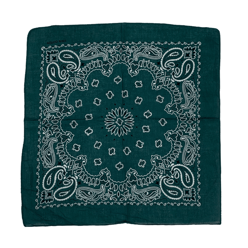 cashew flower square scarf headband, view 2 - MRSLM