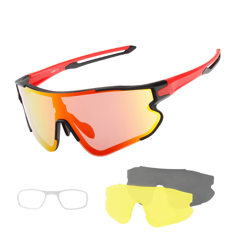 Polarized cycling glasses with interchangeable lens - MRSLM