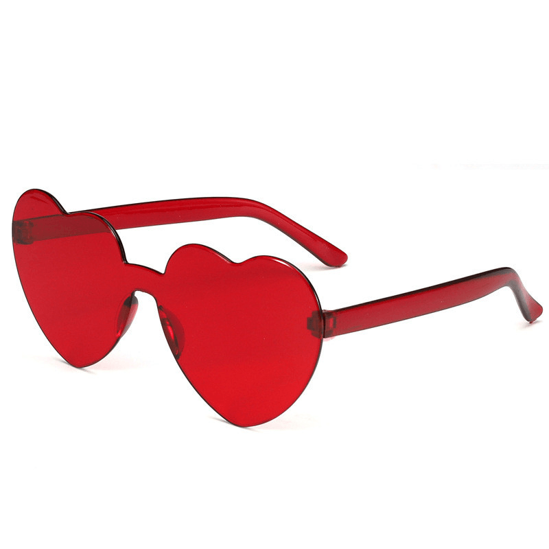 Peach Heart Frameless PC One-Piece Ocean Piece Cross-Border Sunglasses - MRSLM