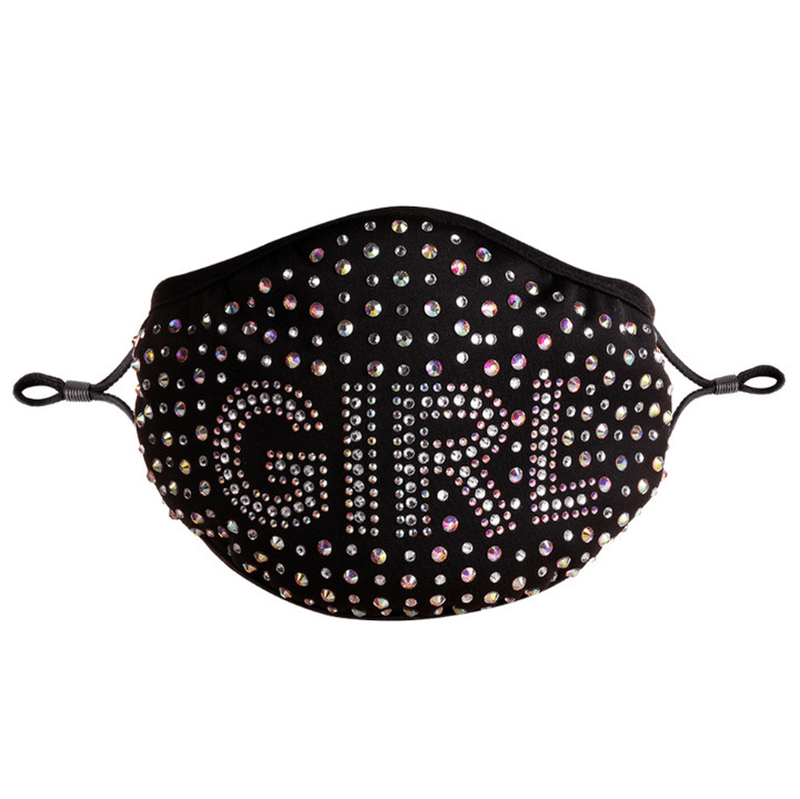 Cotton printed face mask, view 4 - MRSLM