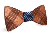 men's wood bow tie, view 10 - MRSLM