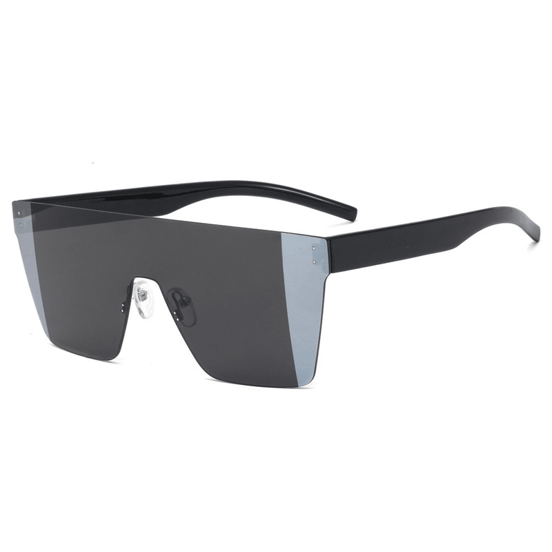 rimless one-piece sunglasses for women, view 3 - MRSLM