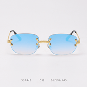 retro metal color film sunglasses, view 8 - MRSLM