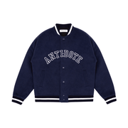 royal blue towel embroidered baseball jacket, view 2 - MRSLM