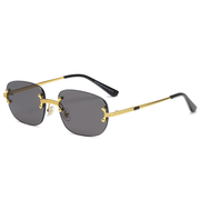 metal square color film sunglasses - MRSLM