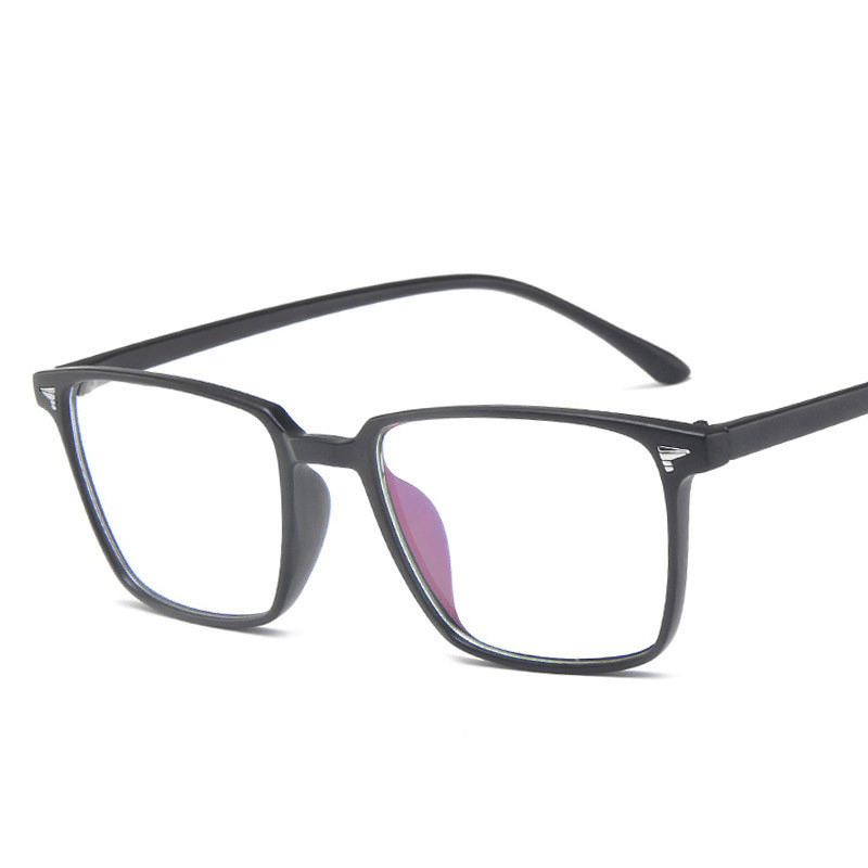 unisex flat mirror fashion glasses frame, view 2 - MRSLM