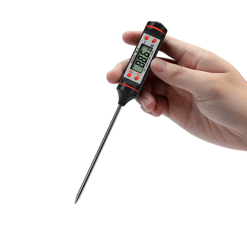 JR-1 Multifunction Digital Cooking Thermometer BBQ Barbecue Outdoor Picnic Food Tester - MRSLM