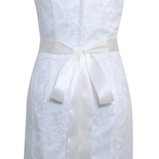Bridal rhinestone wide belt, view 4 - MRSLM