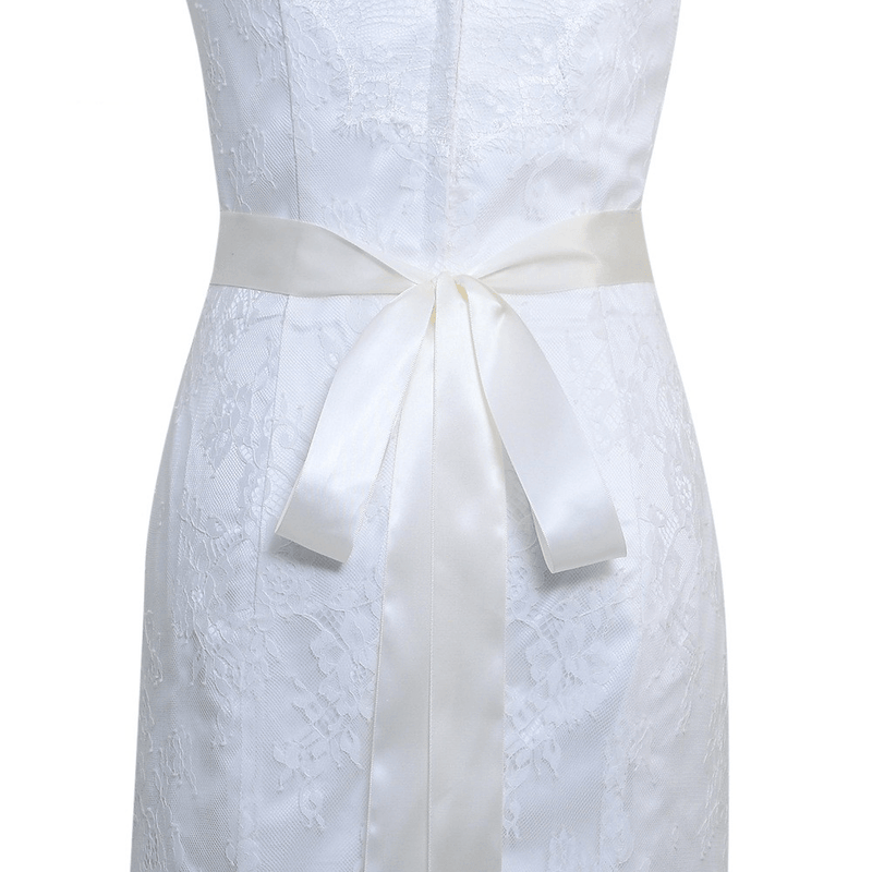 Bridal rhinestone wide belt, view 4 - MRSLM