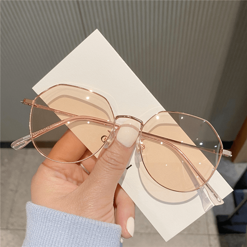 women's polygon gradient sunglasses, view 4 - MRSLM